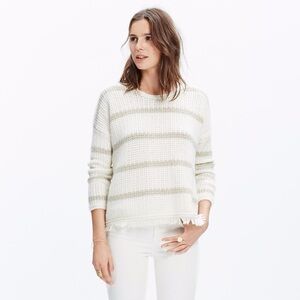 Madewell Striped Merino Wool/Alpaca Sweater